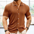 Short-sleeved Polo Shirt - Men's Clothing