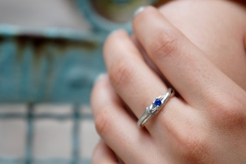 Olive Branch Ring – Handmade Nature Jewelry | 925 Sterling Silver Twig